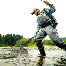 Load image into Gallery viewer, SANLIKE Folding Fishing Net Length 2M Retractable Collapsible Telescoping Carbon Tube Pole Fishing Landing Net