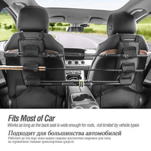 Load image into Gallery viewer, SANLIKE 2pcs Car Seat Fishing Rod Rack Set Car Fishing Rod Rack Velcro Strap Adjustable Car Fishing Rod Rack Car Fixing Belt