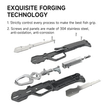 Load image into Gallery viewer, SANLIKE Fishing Lip Gripper Controller With Weighing Stainless Steel Fishing Grip Clip Catcher Pliers Fish Tackle Accessories