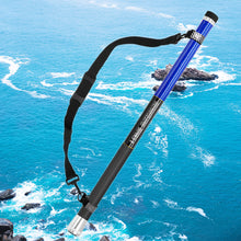 Load image into Gallery viewer, SANLIKE 5m 6m Blue Black Folding Telescopic Fibreglass Freshwater Saltwater Fishing Landing Net Rod Portable Fishing Tools