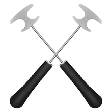 Load image into Gallery viewer, SANLIKE 39cm stainless steel shrimp bait shovel EVA non-slip handle easy to carry bait shovel fishing tool accessories