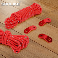 Load image into Gallery viewer, SANLIKE 8 PCS Tent rope 4 m Reflective tent rope for tents with blue storage bag Camping Hiking Tent Accessories