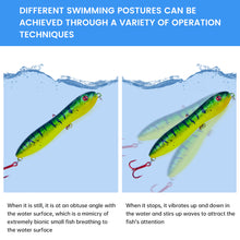 Load image into Gallery viewer, SANLIKE Fake Lures Freshwater Sea Fishing Baits Fishing Equipment 10 cm / 15.6G artificial fishing bait Snake head pencil bait