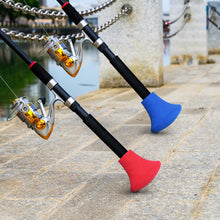 Load image into Gallery viewer, SANLIKE 2 PCS Fishing Rod Butt Cushion Resistant Support Portable Not Slip EVA Shock‑Absorbing Spherical for Boat Fishing Drift