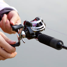 Load image into Gallery viewer, SANLIKE Baitcasting Reel Saltwater Dual Brakes Reel 11BB+1 Ball Bearings Bait Casting Reels Spinning Wheel Type Fishing Wheel