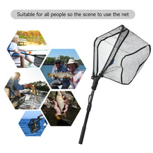 Load image into Gallery viewer, SANLIKE Fishing Landing Nets Collapsible Telescopic Sturdy Pole Handle for Saltwater Freshwater Fishing Tool Extending to 38.5in
