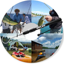 Load image into Gallery viewer, SANLIKE Telescopic Fishing Gaff with Stainless Fish Spear Hook Gripper No Slip Ruber Handle Outdoor Fishing Tackle Accessory