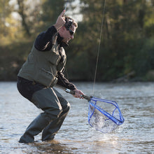 Load image into Gallery viewer, SANLIKE Fishing Net Glass Fibre Pole Telescoping Foldable Landing Net Retractable Rod Handle Fishing Equipment Accessories