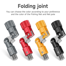 Load image into Gallery viewer, SANLIKE Fishing Net Pole Folding Joint 1/2inch 12mm Landing Net Fishing Rod Adapter Joints Connector Aluminum Alloy Fishing Tool