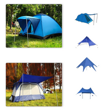 Load image into Gallery viewer, SANLIKE Tent Pole Telescopic Adjustable Stainless Steel Support Rod Tent Awnings Support Supplies Outdoor Camping Accessories