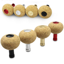 Load image into Gallery viewer, Fishing reel spinning reel crank 37MM ball grip pill rubber cork DIY change crank knob cork knob reel fishing handle accessories