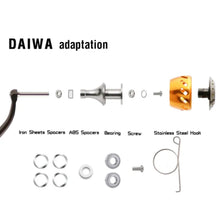 Load image into Gallery viewer, SANLIKE Fishing Knob Sharer for Shimano A & Daiwa S Fishing Reel Handle Series Baitcast Spinning Fishing Reel Tackle Accessories