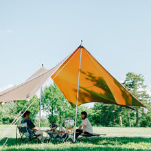 Load image into Gallery viewer, SANLIKE 2pcs Tarp Poles Stainless Steel Adjustable Anti Corrosion Tarpaulin Tent Pole Camping Hiking Outdoor Field Accessories