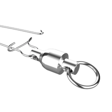 Load image into Gallery viewer, SANLIKE 25pcs Fishing Ball Bearing Swivel High Strength Stainless Steel Corrosion Resistant Lure Connector Fishing Equipment