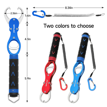 Load image into Gallery viewer, SANLIKE Fish Grip Pliers Set Aluminum Alloy Hand Grip Portable Fishing Lip Gripper Fishing Tool Accessories