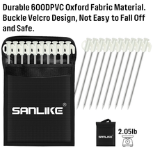 Load image into Gallery viewer, SANLIKE 20 pcs/set 20cm floor pegs Rustproof iron Galvanised Outdoor camping accessories Tent pegs Stake pegs for outdoor tents