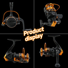 Load image into Gallery viewer, SANLIKE Spinning Fishing Reels Rubber Grip Fishing Reel 5.2:1 Gear Ratio 13+1 BB Max Drag 8Kg For Saltwater Fishing Accessories