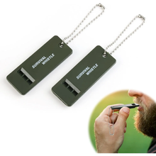Load image into Gallery viewer, SANLIKE Emergency Whistle 120db Multi-Audio Loud Safety Accessory with Key Chain for Outdoor Boating Fishing Rescue Signal
