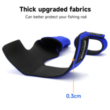 Load image into Gallery viewer, SANLIKE 6Pcs Fishing Rod Tie Holder Straps Reusable Elastic Bandage Belts Fastener Protector Cap Fishing Tools Accessories