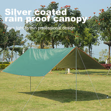 Load image into Gallery viewer, SANLIKE Waterproof UV Sun Shelter Shade Sail Canopy Mat Rain Sunshade for Outdoor Camping Beach Canopies Camping Tent Tools