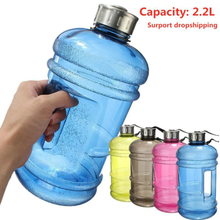 Load image into Gallery viewer, SANLIKE 2.2L Blue Large Capacity Water Bottle for Outdoor Sports Fitness Camping Running Sports Hiking Camping Accessories
