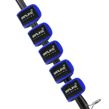 Load image into Gallery viewer, SANLIKE 10 Piece Blue Fishing Rod Ties Straps Sling Fasteners Elasticated Bandages Fishing Rods Outdoor Fishing Accessories
