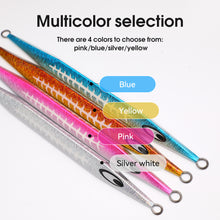 Load image into Gallery viewer, SANLIKE Slow Metal Jig Jigging Bait Fishing Lure Saltwater Falling Jig Slow Pitch Jig Blue 100g 200gFish Lures