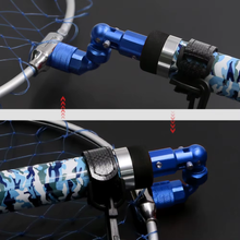 Load image into Gallery viewer, SANLIKE Folding Joint 1/2inch Standard Head Quick Release Connector for Fishing Landing Net Head Aluminum Alloy Adapter
