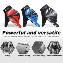 Load image into Gallery viewer, SANLIKE Cycling Gloves Touch Screen Cycling Gloves Non-slip Breathable Mountaineering Sports Fitness Outdoor Gloves