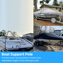 Load image into Gallery viewer, SANLIKE Boat Cover Support Pole 3 Section Aluminum Telescoping Adjustable Lightweight Boat Cover Support Pole for Yachts Fishing