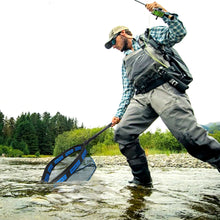 Load image into Gallery viewer, SANLIKE Float Fishing Net Carbon Steel Telescoping Foldable Landing Net Retractable Pole Fishing Equipment Accessories
