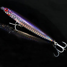 Load image into Gallery viewer, SANLIKE 10g 8cm Pencil Sinker Quad Reinforced Blood Groove Hooks Bass Fishing Tackle Lure Saltwater Lure Bait Lures