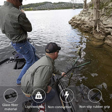 Load image into Gallery viewer, SANLIKE 1.8m Floating Fishing Net Fish Folding Landing Net with Telescopic Pole Handle Durable Rubber Coated Collapsible Net