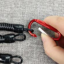 Load image into Gallery viewer, SANLIKE 8PC Fishing Rowing Ropes Lanyards Retention String Rope Fishing Camping Snap Secure Lock Fishing Tackle Tool Accessories