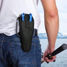 Load image into Gallery viewer, SANLIKE Aluminium Fishing Pliers Rustproof Multifunctional Fishing Line Scissors with Safety Lock and Storage Bag Easy to Carry