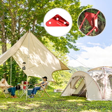 Load image into Gallery viewer, SANLIKE 10pcs Triangles Buckle Paracord Fastener Tent Rope Buckles Aluminum Alloy Outdoor Camping Wind Rope Stopper Portable