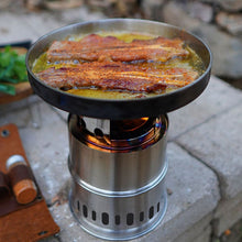 Load image into Gallery viewer, SANLIKE Outdoor Wood Stove Portable Folding Firewood Stove Camping Gasification Furnace Equipment Windproof Camping Tool