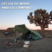 Load image into Gallery viewer, SANLIKE Iron Pipe Camping Tarp Poles Collapsible Tent Pole Heavy Duty Sun Shade Sail Poles for Car Awnings Canopy Rain Poles