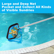 Load image into Gallery viewer, SANLIKE Pool Cleaning Net Skimmer Multifunctional Outdoor Fine Mesh Professional Telescopic Pole Swimming Cleaning Tool