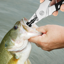 Load image into Gallery viewer, SANLIKE Aluminium Fishing Plier Tungsten Carbide Knife Rustproof Fish Hook Removal Line Cutting Fish Grabber Fishing Accessories
