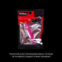 Load image into Gallery viewer, SANLIKE 10g 5.8cm Metal Jig Lead Bait with 2 Hooks, Sharp and Strong Triple Hooks Full Swimming False Bait Tackle