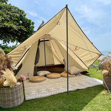 Load image into Gallery viewer, SANLIKE 2 sets of 240cm aluminium stable tent poles tarpaulin poles camping tent poles glass bead connection with storage bag