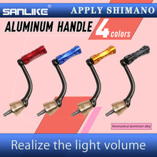 Load image into Gallery viewer, SANLIKE Aviation Aluminum Ultra-light Corrosion-Resistant Sea Fishing Reel Handle For Shimano Special Spinning Reels Accessories