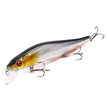 Load image into Gallery viewer, SANLIKE 5 Pcs 14cm Fake Bait Lure Bionic Bait Minnow Lure 3D High Imitation Eye Tungsten Hook Streamer Body Fishing Tools