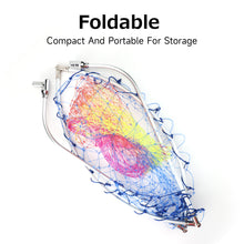 Load image into Gallery viewer, SANLIKE Fishing Net Nylon portable Folding landing Dip Net Collapsible Aluminum Oval Frame With Adapter Fishing Tool
