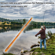 Load image into Gallery viewer, SANLIKE 2.4m-5.1m Short Section Telescopic Fishing Rods Carbon Ultra Light Streaming Freshwater Ultra Light Stiff Streaming Rods