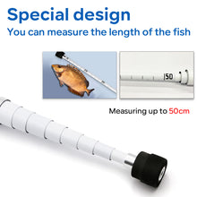 Load image into Gallery viewer, SANLIKE 3M Fishing Net Carbon Fibre Fishing Rod and Folding Joint Set Retractable Fishing Rod Landing Rubber Coated Nylon Adapter Fishing Tackle Accessories