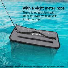 Load image into Gallery viewer, SANLIKE Living Fish Bucket Multifunction Folding Fish Guard Net Portable Water Tank Fishing Tackle Live Fish Box Storage Case
