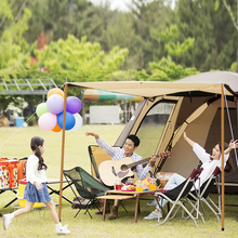 Load image into Gallery viewer, SANLIKE 2 Sets Tent Poles Adjustable Lightweight Camping Tarp Poles Portable Aluminium Retractable Awning Support Accessories