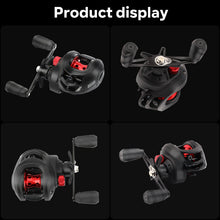 Load image into Gallery viewer, SANLIKE Baitcasting Fishing Reel Left/Right Hands Max Drag 8KG High Speed 7.2:1 Gear Ratio Saltwater Fishing Tackle

